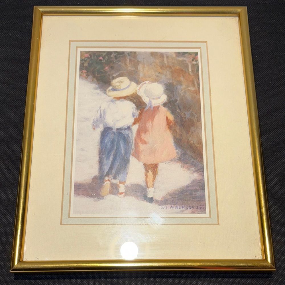 Charming Gold Framed Art Print